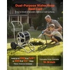 image:imageVEVOR Hose Reel Cart 200300ft HighPressure Garden Hose Cart Hoses Reel Carts with Two Wheels Handle amp HeavyDuty Mesh Storage Basket DualPurpose Portable Hoses Reels for Garden Car Pet