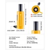 image:imageVEVOR Hydraulic Cylinder Jack 30Ton Solid Ram Hydraulic Cylinder 4Inch Stroke Single Acting Hydraulic Cylinder wQuick Connector Portable Hydraulic Solid Jack Industrial Lifting Jack Ram20T 4Inch