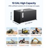 image:imageVEVOR Hydraulic Fluid Tank 10 Gal Fuel Tank Heavy Duty Hydraulic Steel Tank Reservoir Gasoline Transfer Tanks Hydraulic Reservoir with Strainer Tank Gauge Filter Breather Cap for Tractors amp Trucks