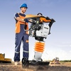 image:imageVEVOR Jumping Jack Compactor 65 HP Vibratory Rammer FuelPowered 196 cc Engine Tamper 3600 lbs Impact Force 26 Max Compaction Depth for Soil Gravel Footings Concrete Slabs and Foundations29 x 18