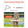 image:imageVEVOR Lake Weed Cutter Pond Aquatic Plant Cutting Tool with 48 in Max Cut Width Sharp and HeavyDuty Steel Blades Pond Rake with 30 ft Throw Rope for Cattail Phragmites Lilly Pads amp Chara24in