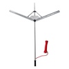 image:imageVEVOR Lake Weed Cutter Pond Aquatic Plant Cutting Tool with 48 in Max Cut Width Sharp and HeavyDuty Steel Blades Pond Rake with 30 ft Throw Rope for Cattail Phragmites Lilly Pads amp Chara3648in