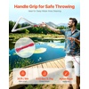 image:imageVEVOR Lake Weed Cutter Pond Aquatic Plant Cutting Tool with 48 in Max Cut Width Sharp and HeavyDuty Steel Blades Pond Rake with 30 ft Throw Rope for Cattail Phragmites Lilly Pads amp Chara24in