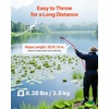 image:imageVEVOR Lake Weed Cutter Pond Aquatic Plant Cutting Tool with 48 in Max Cut Width Sharp and HeavyDuty Steel Blades Pond Rake with 30 ft Throw Rope for Cattail Phragmites Lilly Pads amp Chara3648in