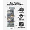 image:imageVEVOR Outdoor Water Fountain 3563 in Height Fountain and Waterfall 4Tier Floor Standing Cascading Fountains with LED Light and Pump Block Stack Style for Outdoor Indoor Garden Patio amp Backyard315 Inch