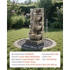 image:imageVEVOR Outdoor Water Fountain 3563 in Height Fountain and Waterfall 4Tier Floor Standing Cascading Fountains with LED Light and Pump Block Stack Style for Outdoor Indoor Garden Patio amp Backyard3563 Inch