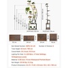 image:imageVEVOR Plant Stand Indoor with Grow Lights 63 in Tall 9Tier Lighted Plant Shelf Metal Corner Plants Holder 3 Timer amp 10 Brightness CurveShaped Flower Display Rack for Living Room Balcony Decor