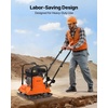 image:imageVEVOR Plate Compactor 28 HP 785CC Gas Engine 5250 VPM 1920 lbs Force Vibratory Compaction Tamper with 187 x 118 inch Plate for Walkways Patios Asphalts Paver Landscaping EPA Compliant  1920 lbs Force Vibratory Compaction Tamper 187 x 118 in Plate Walkway Patio Asphalt Paver Landscaping EPA Compliant394 x 1575 x 3543 in  1000 x 400 x 900 mm