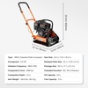 image:imageVEVOR Plate Compactor 28 HP 785CC Gas Engine 5250 VPM 1920 lbs Force Vibratory Compaction Tamper with 187 x 118 inch Plate for Walkways Patios Asphalts Paver Landscaping EPA Compliant  1920 lbs Force Vibratory Compaction Tamper 187 x 118 in Plate Walkway Patio Asphalt Paver Landscaping EPA Compliant378 x 1457 x 382 in