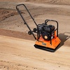 image:imageVEVOR Plate Compactor 28 HP 785CC Gas Engine 5250 VPM 1920 lbs Force Vibratory Compaction Tamper with 187 x 118 inch Plate for Walkways Patios Asphalts Paver Landscaping EPA Compliant  1920 lbs Force Vibratory Compaction Tamper 187 x 118 in Plate Walkway Patio Asphalt Paver Landscaping EPA Compliant394 x 1575 x 3543 in  1000 x 400 x 900 mm