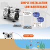 image:imageVEVOR Pond Aerators 67CFM Aeration System for Lakes up to 3 Acres 1 HP Air Compressor 4 Diffusers amp Four 100 Weighted Tubing Outdoor Pond Aeration Pump for Deep Water Oxygen Circulation2 diffusers
