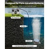 image:imageVEVOR Pond Aerators 67CFM Aeration System for Lakes up to 3 Acres 1 HP Air Compressor 4 Diffusers amp Four 100 Weighted Tubing Outdoor Pond Aeration Pump for Deep Water Oxygen Circulation67CFMNo diffuser