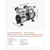 image:imageVEVOR Pond Aerators 67CFM Aeration System for Lakes up to 3 Acres 1 HP Air Compressor 4 Diffusers amp Four 100 Weighted Tubing Outdoor Pond Aeration Pump for Deep Water Oxygen Circulation67CFMNo diffuser
