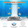 image:imageVEVOR Pond Aerators 67CFM Aeration System for Lakes up to 3 Acres 1 HP Air Compressor 4 Diffusers amp Four 100 Weighted Tubing Outdoor Pond Aeration Pump for Deep Water Oxygen Circulation2 diffusers