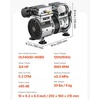 image:imageVEVOR Pond Aerators 67CFM Aeration System for Lakes up to 3 Acres 1 HP Air Compressor 4 Diffusers amp Four 100 Weighted Tubing Outdoor Pond Aeration Pump for Deep Water Oxygen CirculationNo diffuser