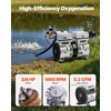 image:imageVEVOR Pond Aerators 67CFM Aeration System for Lakes up to 3 Acres 1 HP Air Compressor 4 Diffusers amp Four 100 Weighted Tubing Outdoor Pond Aeration Pump for Deep Water Oxygen CirculationNo diffuser