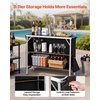 image:imageVEVOR Portable Tradeshow Podium Table 5118 x 1831 x 374 Display Exhibition Counter Stand Booth Fair with Wall Foldable Promotion Retail Bar Table Pop Up Podium with Storage Rack Carrying Bag433 x 152 x 348 inches