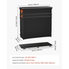 image:imageVEVOR Portable Tradeshow Podium Table 5118 x 1831 x 374 Display Exhibition Counter Stand Booth Fair with Wall Foldable Promotion Retail Bar Table Pop Up Podium with Storage Rack Carrying Bag435 x 154 x 398 inches