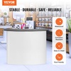 image:imageVEVOR Portable Tradeshow Podium Table 5118 x 1831 x 374 Display Exhibition Counter Stand Booth Fair with Wall Foldable Promotion Retail Bar Table Pop Up Podium with Storage Rack Carrying Bag51 Length
