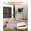 image:imageVEVOR Pressure Washer Hose Reel 50 ft x 38 inch HeavyDuty Steel BracketMounted Pressure Hose Reel WallFloorTruck Mount 4000PSI Max Manual Power Hand Crank for CarFloor WashingGarden