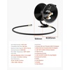 image:imageVEVOR Pressure Washer Hose Reel 50 ft x 38 inch HeavyDuty Steel BracketMounted Pressure Hose Reel WallFloorTruck Mount 4000PSI Max Manual Power Hand Crank for CarFloor WashingGarden