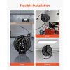 image:imageVEVOR Pressure Washer Hose Reel 60 ft x 14 inch Retractable Power HeavyDuty Steel Washer Hose Reel 4000PSI Max AutoRewinding Flexible WallFloor Mounted for Car WashingGardenFloor Cleaning60 ft x 14 inch  4000PSI