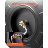 image:imageVEVOR Pressure Washer Hose Reel 60 ft x 14 inch Retractable Power HeavyDuty Steel Washer Hose Reel 4000PSI Max AutoRewinding Flexible WallFloor Mounted for Car WashingGardenFloor Cleaning60 ft x 14 inch  4000PSI