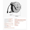 image:imageVEVOR Pressure Washer Hose Reel 60 ft x 14 inch Retractable Power HeavyDuty Steel Washer Hose Reel 4000PSI Max AutoRewinding Flexible WallFloor Mounted for Car WashingGardenFloor Cleaning65 ft x 14 inch  3200PSI