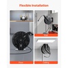 image:imageVEVOR Pressure Washer Hose Reel 60 ft x 14 inch Retractable Power HeavyDuty Steel Washer Hose Reel 4000PSI Max AutoRewinding Flexible WallFloor Mounted for Car WashingGardenFloor Cleaning50 ft x 38 inch  4000PSI