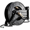 image:imageVEVOR Pressure Washer Hose Reel 60 ft x 14 inch Retractable Power HeavyDuty Steel Washer Hose Reel 4000PSI Max AutoRewinding Flexible WallFloor Mounted for Car WashingGardenFloor Cleaning50 ft x 38 inch  4000PSI
