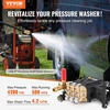 image:imageVEVOR Pressure Washer Pump 1 Shaft Horizontal Triplex Plunger 3600 PSI 37 GPM Replacement Power Washer Pumps Kit with Siphon Tube Hardware Compatible with Simpson MorFlex 40224 40225 402264200 PSI