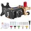 image:imageVEVOR Pressure Washer Pump 1 Shaft Horizontal Triplex Plunger 3600 PSI 37 GPM Replacement Power Washer Pumps Kit with Siphon Tube Hardware Compatible with Simpson MorFlex 40224 40225 402264000 PSI