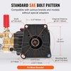 image:imageVEVOR Pressure Washer Pump 1 Shaft Horizontal Triplex Plunger 3600 PSI 37 GPM Replacement Power Washer Pumps Kit with Siphon Tube Hardware Compatible with Simpson MorFlex 40224 40225 402264400 PSI