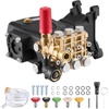 image:imageVEVOR Pressure Washer Pump 1 Shaft Horizontal Triplex Plunger 3600 PSI 37 GPM Replacement Power Washer Pumps Kit with Siphon Tube Hardware Compatible with Simpson MorFlex 40224 40225 402264200 PSI