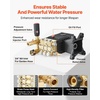image:imageVEVOR Pressure Washer Pump 1 Shaft Horizontal Triplex Plunger 3600 PSI 37 GPM Replacement Power Washer Pumps Kit with Siphon Tube Hardware Compatible with Simpson MorFlex 40224 40225 402263600 PSI