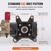 image:imageVEVOR Pressure Washer Pump 1 Shaft Horizontal Triplex Plunger 3600 PSI 37 GPM Replacement Power Washer Pumps Kit with Siphon Tube Hardware Compatible with Simpson MorFlex 40224 40225 402264000 PSI