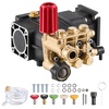image:imageVEVOR Pressure Washer Pump 34 Horizontal Shaft 25003400 PSI 25 GPM  Replacement Assembly for GasPowered Cleaners Compatible with Honda Simpson RYOBI Briggs amp Stratton Subaru and Craftsman3300 PSI 5 Nozzles