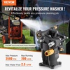 image:imageVEVOR Pressure Washer Pump 34 Horizontal Shaft 25003400 PSI 25 GPM  Replacement Assembly for GasPowered Cleaners Compatible with Honda Simpson RYOBI Briggs amp Stratton Subaru and Craftsman34 Shaft anodized surface