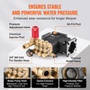 image:imageVEVOR Pressure Washer Pump 34 Horizontal Shaft 25003400 PSI 25 GPM  Replacement Assembly for GasPowered Cleaners Compatible with Honda Simpson RYOBI Briggs amp Stratton Subaru and Craftsman3300 PSI 5 Nozzles