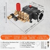 image:imageVEVOR Pressure Washer Pump 34 Horizontal Shaft 25003400 PSI 25 GPM  Replacement Assembly for GasPowered Cleaners Compatible with Honda Simpson RYOBI Briggs amp Stratton Subaru and Craftsman34 Shaft No Nozzles