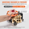 image:imageVEVOR Pressure Washer Pump 34 Horizontal Shaft 25003400 PSI 25 GPM  Replacement Assembly for GasPowered Cleaners Compatible with Honda Simpson RYOBI Briggs amp Stratton Subaru and Craftsman3300 PSI 5 Nozzles