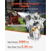 image:imageVEVOR Pressure Washer Pump 34 Shaft Horizontal 3100 PSI 235 GPM Replacement Power Washer Pumps Kit with Hardware and Siphon Tube Compatible with Simpson Honda TroyBilt Generac and Delta748x551787in