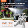 image:imageVEVOR Pressure Washer Pump 78 Shaft Vertical 2600 PSI 25 GPM Replacement Power Washer Pumps Kit Parts Washer Pump Compatible with Honda Simpson RYOBI Briggs amp Stratton Subaru Craftsman78 shaft frontoutlet