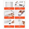 image:imageVEVOR Promotion Counter Table Portable Tradeshow Podium Table 3091 x 1496 x 7146 Display Exhibition Counter Stand Booth Fair with Wall Pop Up Podium with Storage RackCarrying Bag31 Length