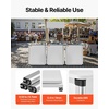 image:imageVEVOR Promotion Counter Table Portable Tradeshow Podium Table 3091 x 1496 x 7146 Display Exhibition Counter Stand Booth Fair with Wall Pop Up Podium with Storage RackCarrying Bag31 Length