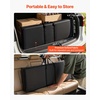 image:imageVEVOR Promotion Counter Table Portable Tradeshow Podium Table 3091 x 1496 x 7146 Display Exhibition Counter Stand Booth Fair with Wall Pop Up Podium with Storage RackCarrying Bag433 Length