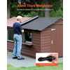image:imageVEVOR Roll Roofing 15 x 25 ft 45 mil EPDM Rubber Roofing Long Lifespan amp WeatherResistant Withstands Harsh Temperatures Flexible amp Easy Installation Roof Underlayment for RVs Roofs Ponds30 ft x 40 ft