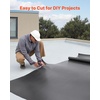 image:imageVEVOR Roll Roofing 15 x 25 ft 45 mil EPDM Rubber Roofing Long Lifespan amp WeatherResistant Withstands Harsh Temperatures Flexible amp Easy Installation Roof Underlayment for RVs Roofs Ponds15 ft x 20 ft