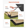 image:imageVEVOR Rubber Mulch Mat Roll 96 x 22 in Recycled Rubber Mulch Mat 05 Thick Cuttable Reduced Weed Growth NaturalLooking Weed Barrier Mat Permanent Walkway Pathway for Landscaping140 x 45 in