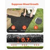 image:imageVEVOR Rubber Mulch Mat Roll 96 x 22 in Recycled Rubber Mulch Mat 05 Thick Cuttable Reduced Weed Growth NaturalLooking Weed Barrier Mat Permanent Walkway Pathway for Landscaping8 x 2